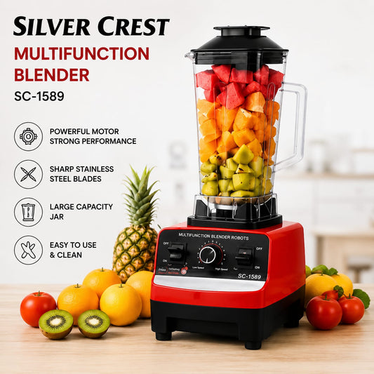Silver Crest Juicer Machine – High Power Fruit & Vegetable Blender